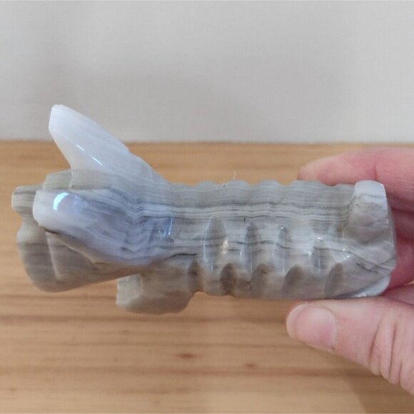 Vintage Carved Gray Onyx Stone Scottie Scotty Dog Figurine Standing - Picture 4 of 8